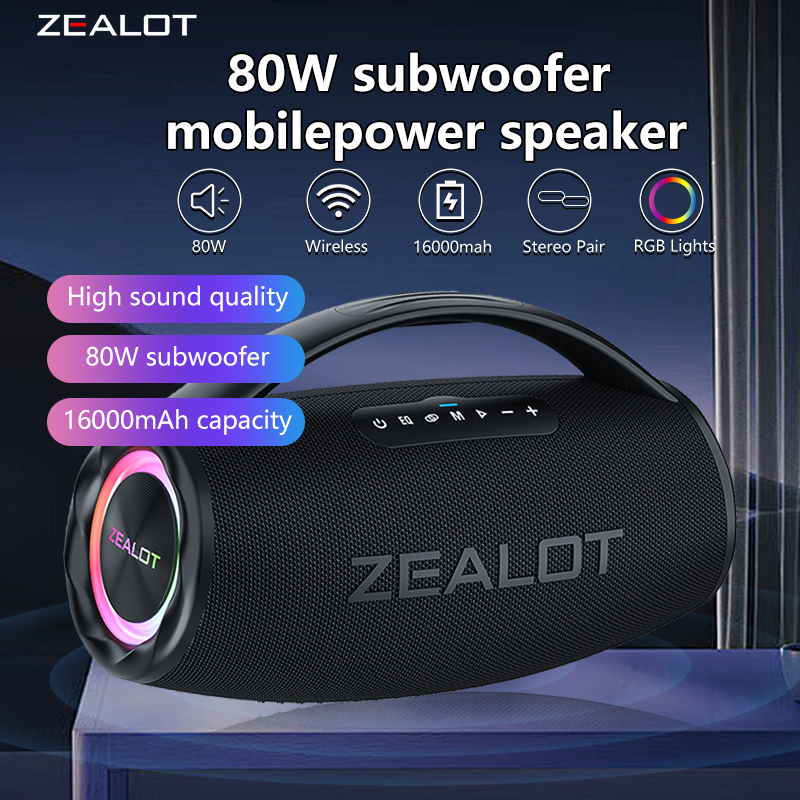 Holy Stone Drone Hs175 - Haut-parleur sans fil ZEALOT S97 80W,