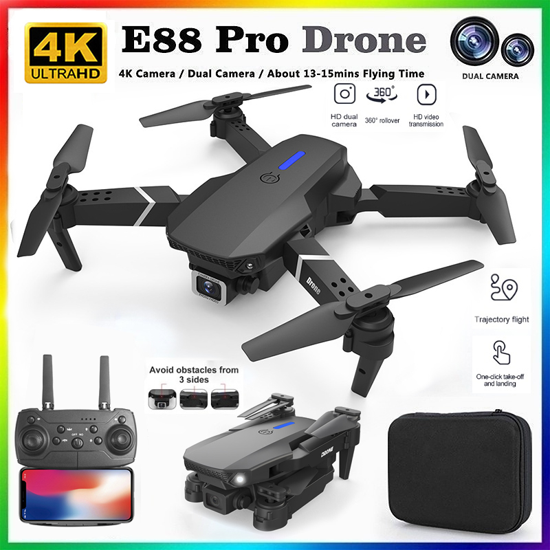 Drone Camera Night Vision - Nouveau Drone RC Professionnel E88 2026