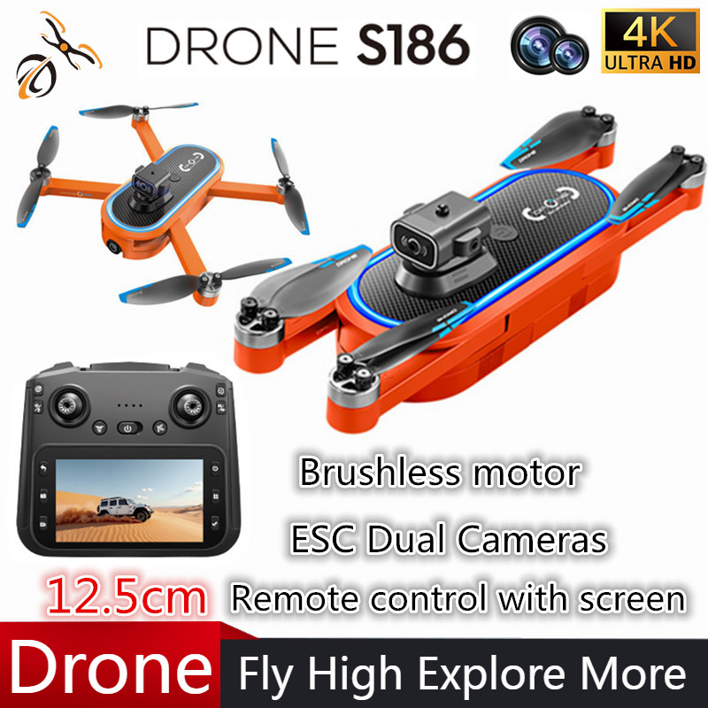 Drone Camera 4K - 2025 S186 Drone professionnel 4K HD