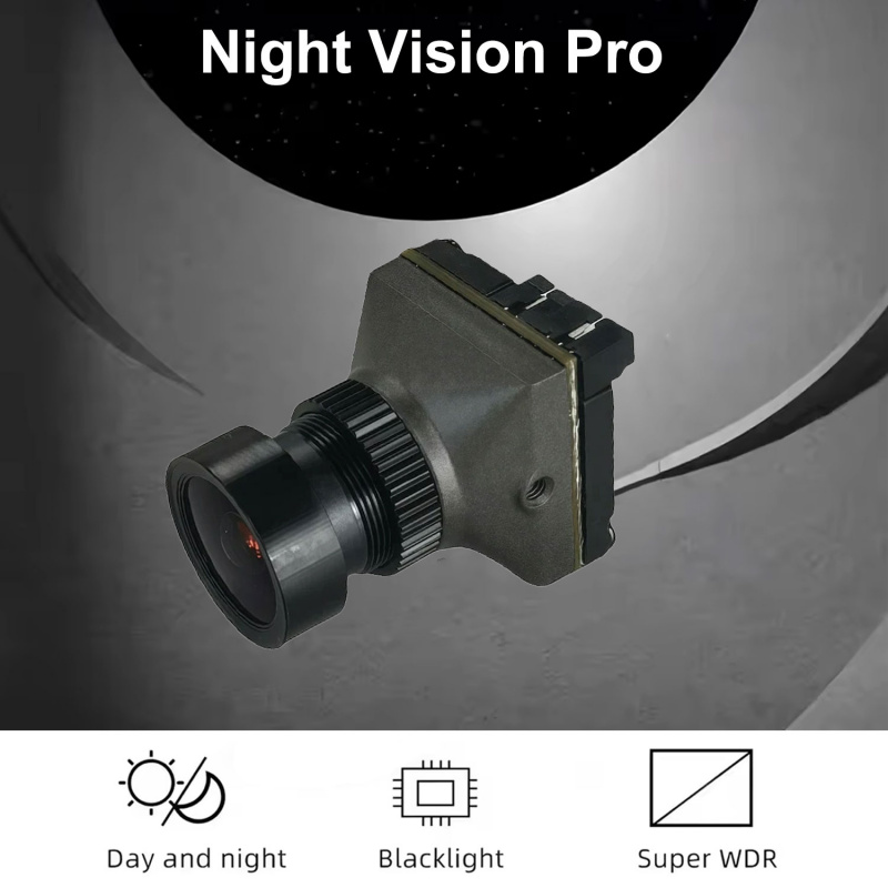 Drone Camera Thermal - Caméra FPV à imagerie thermique 1500TVL,