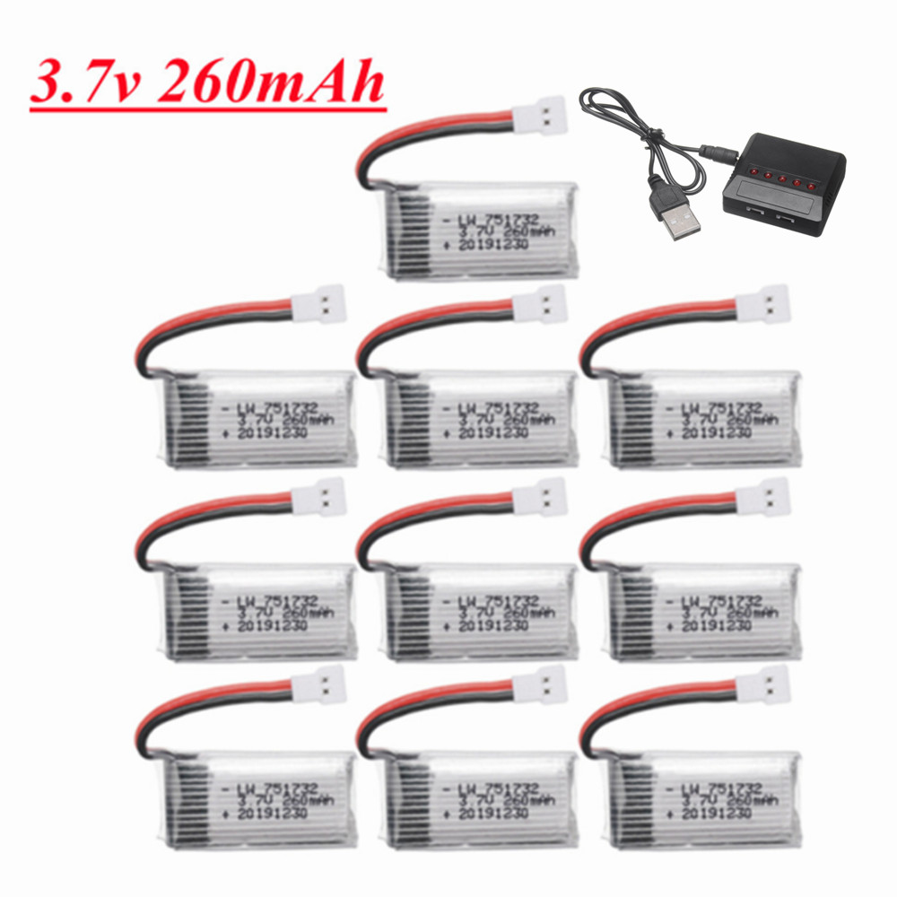 Eachine Drone E010 - Batterie Lipo H8 H36 3.7V 260mAh
