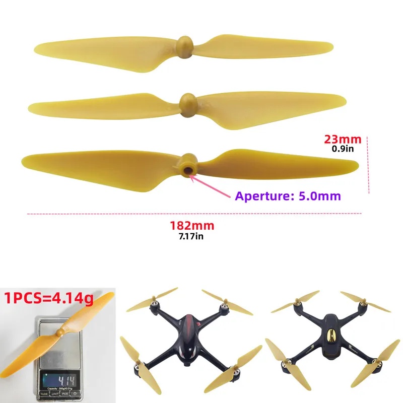 Eachine Drone E58 - 4 hélices résistantes aux chocs CW