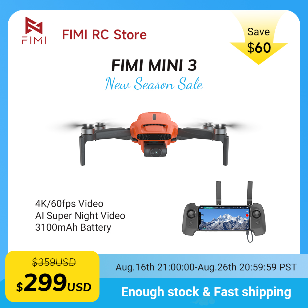 Drone Camera With Gimbal - Drone FIMI MINI 3 avec caméra