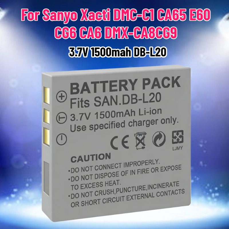 Drone Camera Action - Batterie 3.7V 1500mah DB-L20 pour appareil