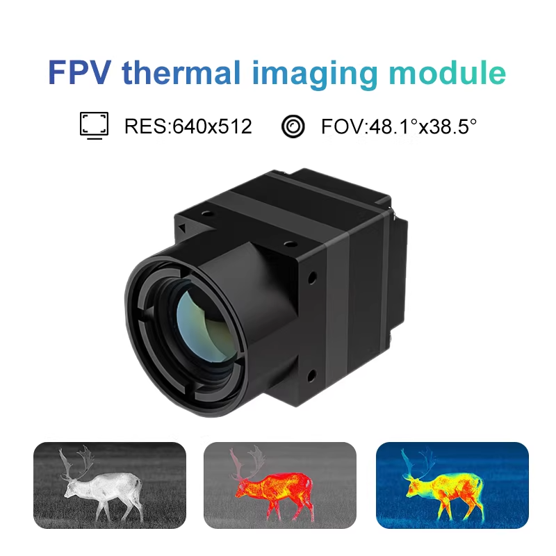 Drone Camera Thermal - Caméra thermique FPV avec interface CVBS,