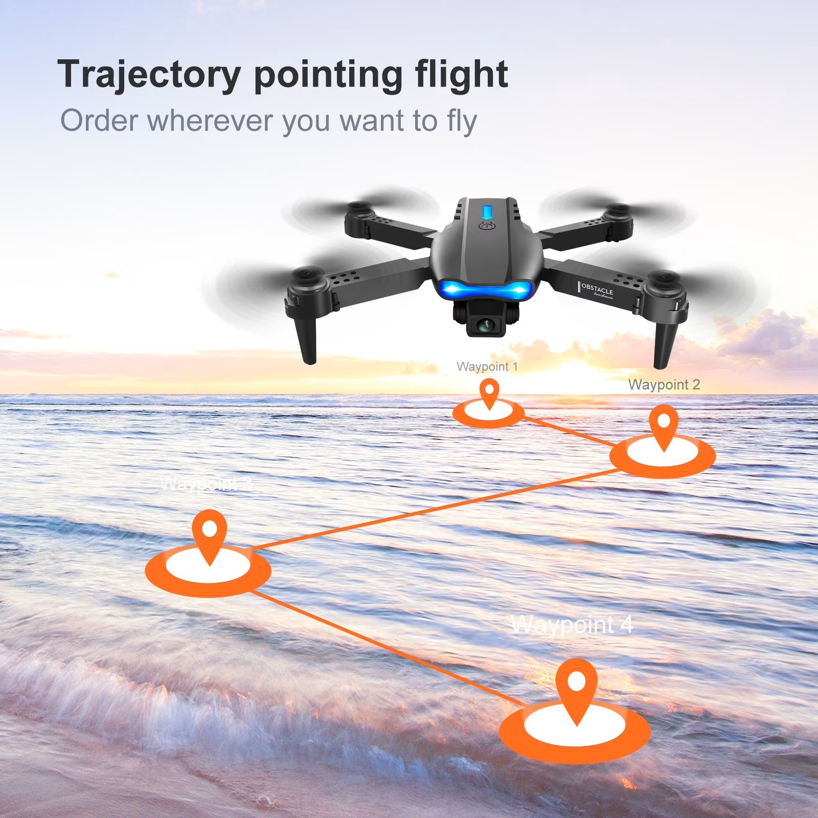 Le drone pliable E88PRO MAX 20 - Drone Camera 4K avis et prix