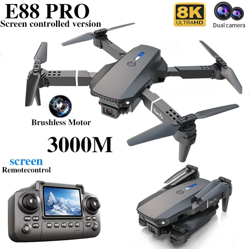 Drone professionnel E88 PRO av - Drone Camera Hd avis et prix