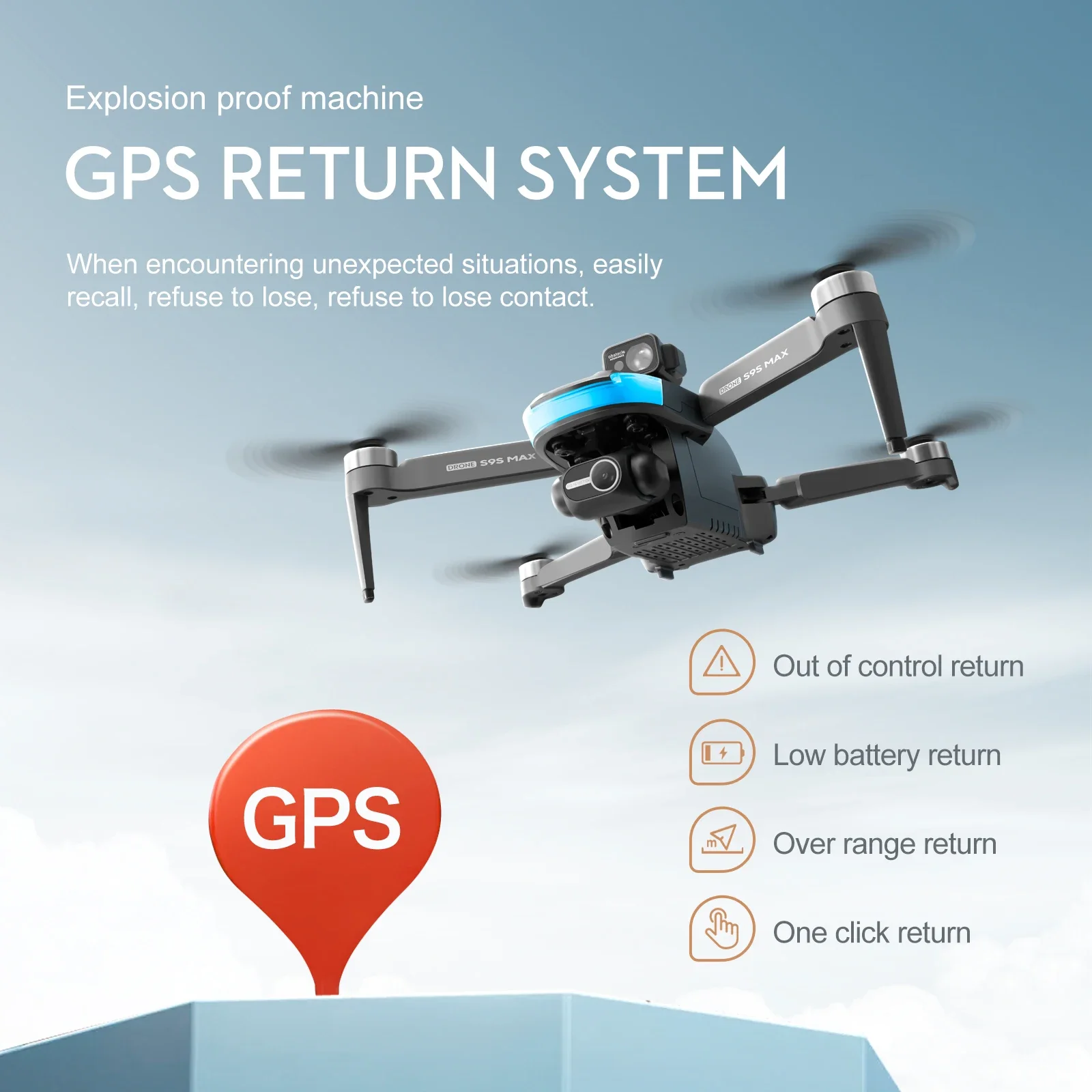 Nouveau S9S MAX MINI Drone 4K  - Drone Camera 4K avis et prix