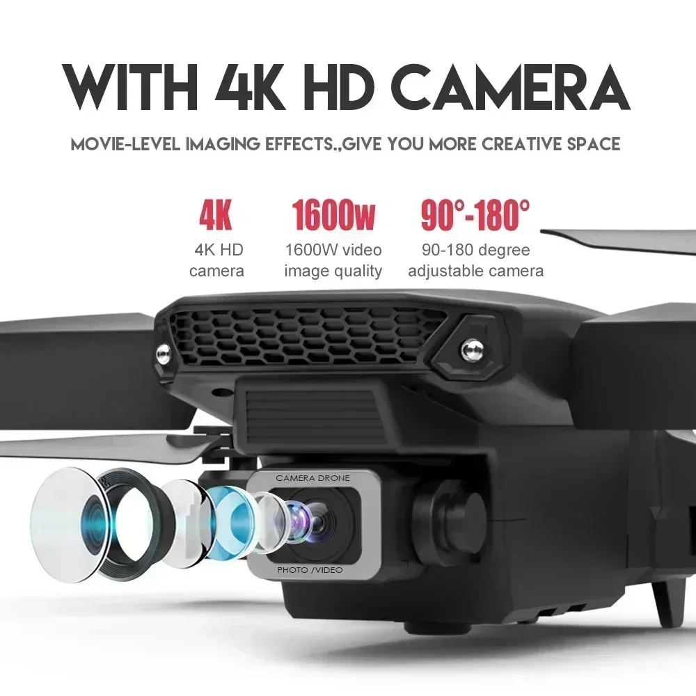 Drone E88 Pro WIFI FPV Grand A - Drone Camera 4K avis et prix