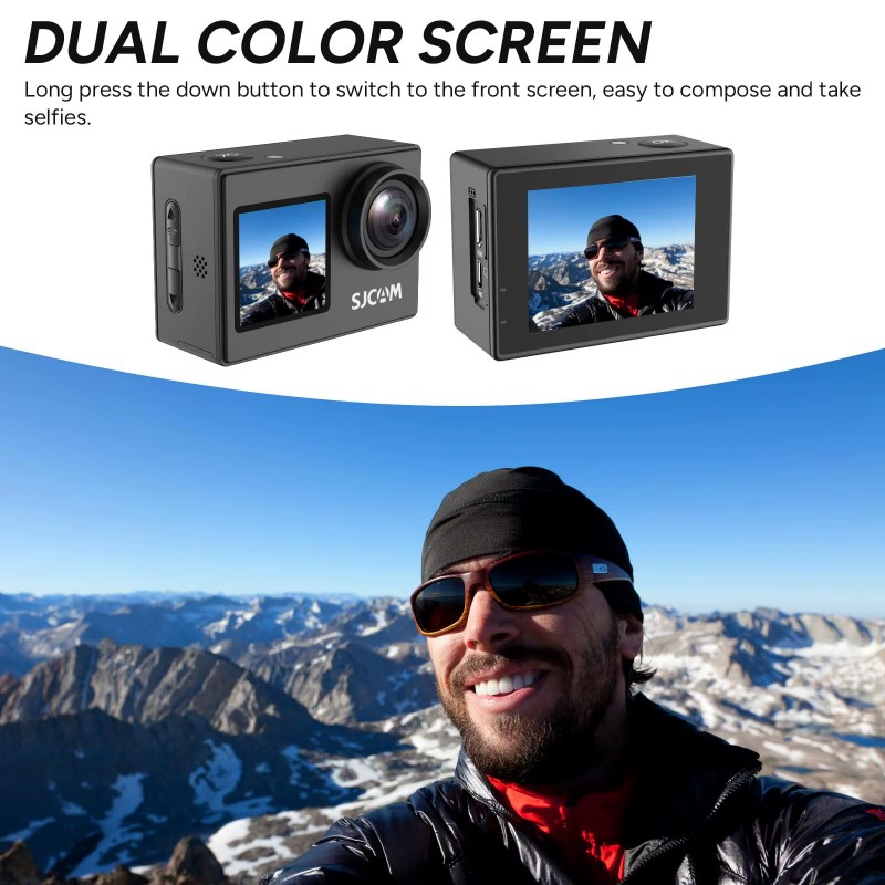 Caméra de casque double écran  - Drone Camera Action avis et prix