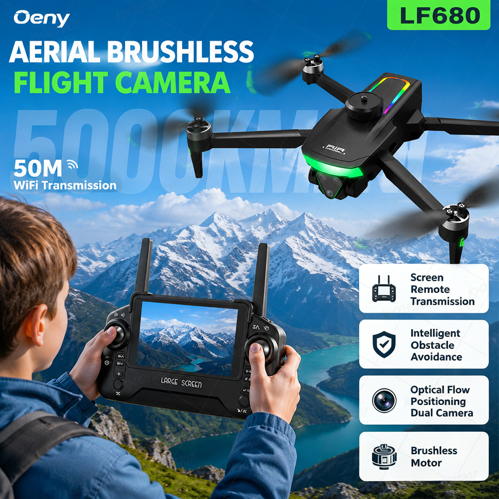 Drone aérien amélioré LF680 av - Drone Camera Mount avis et prix