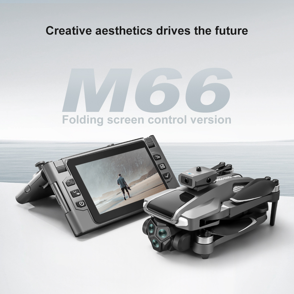 Drone RC pliable M66 avec écra - Drone Camera Hd avis et prix