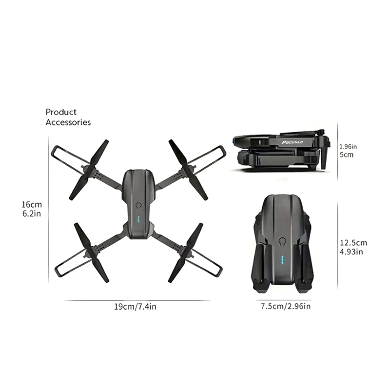 Drone RC pliable FACEGLE UAV E - Drone Camera Hd avis et prix