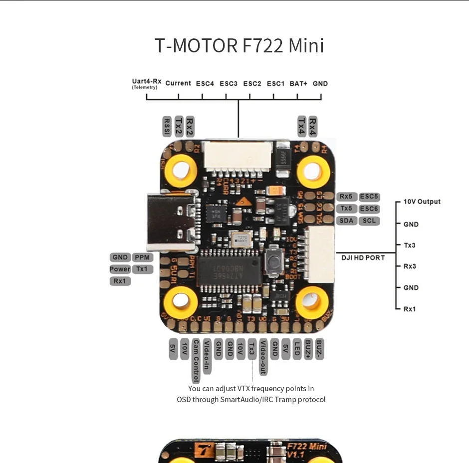 T-Motor MINI F7 FC & F45A 4-en - Betaflight Fc F7 avis et prix