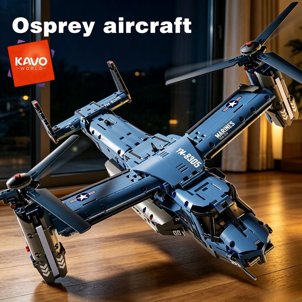 KAVOWORLD 1486PCS V-22 Osprey  - Jjrc Drone X12 avis et prix